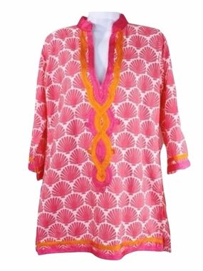 BARBARA GERWIT Seashells tunic top XS